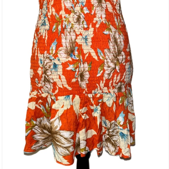 NWOT Band of the Free Smocked Floral Mini Dress- Small - Picture 2 of 7
